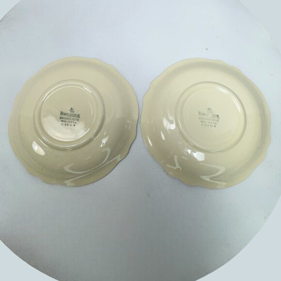 Fluffy Rose 2 Bread & Butter 6" Plates by Homer Laughlin Virginia Rose - Picture 2 of 4